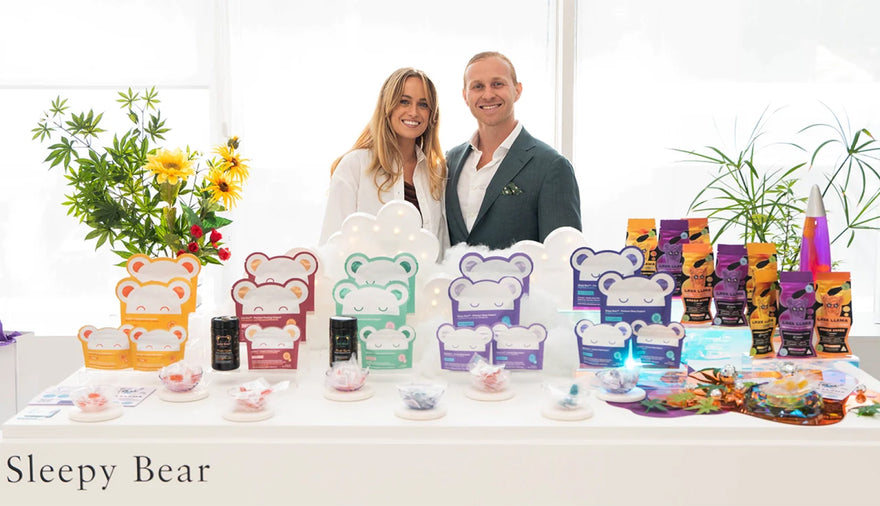 the founders of sleepy bear at the luxery meets cannabis conference
